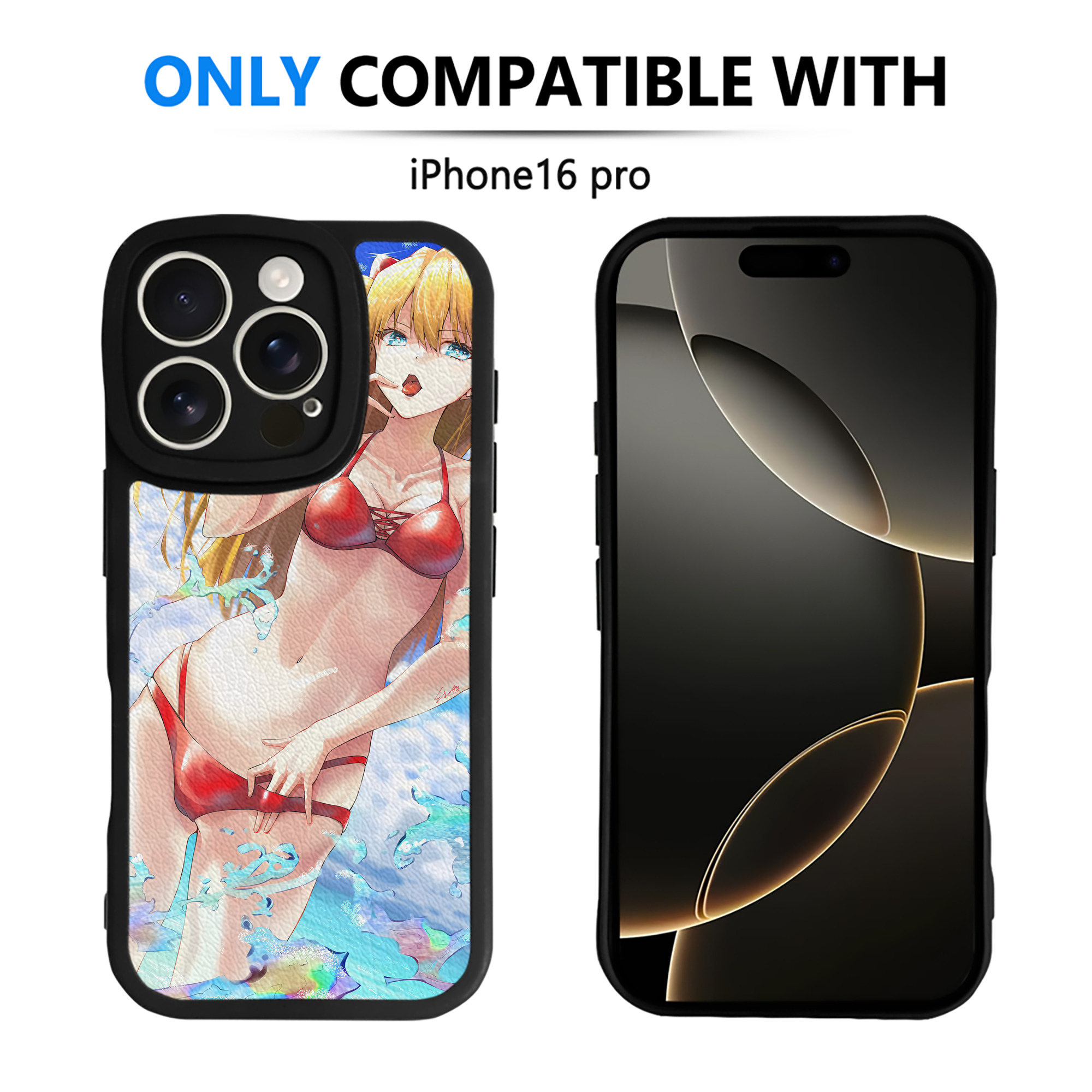 （画像用） EVA 新世紀エヴァンゲリオン 【iPhone 16シリーズ対応】シリコンスマホケース（レザー調） 材質：シリコン